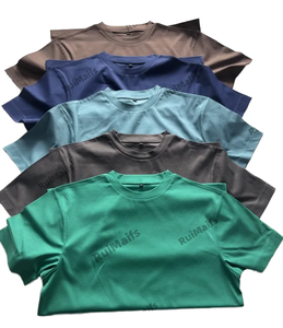 T-shirts pour hommes personnalisés en gros, qualité supérieure, mercerisés, en tissu jersey 180 grammes, écologiques et de haute qualité - Product Image 1