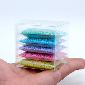 Accesorios <span class=keywords><strong>para</strong></span> pulsera DIY, pintura <span class=keywords><strong>para</strong></span> hornear, cuentas de mijo, Color sólido, sueltas, 2, 3, 4mm, cuentas de cristal, punto de cruz, venta al por mayor - Product Image 4