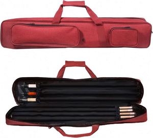 Étui souple pour queues de billard et accessoires, durable et étanche, pour 3 queues et 4 fers, certifié BSCI - Product Image 4