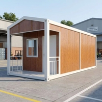 Maison conteneur modulaire préfabriquée facile à installer, maison mobile miniature pour bureau, habitation, camping, villa, hôtel