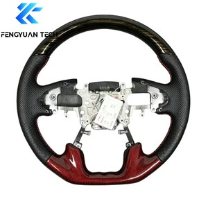 Volante de Coche Personalizado de Fibra de Carbono Forjado con Alcántara para <span class=keywords><strong>Nissan</strong></span> Sentra Nismo <span class=keywords><strong>Juke</strong></span> G37 370z rs F15 - Product Image 1