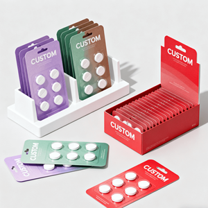 บรรจุภัณฑ์กระดาษพลาสติกแบบแผงสำหรับผลิตภัณฑ์สุขภาพ อาหารเสริม บรรจุภัณฑ์ยาเม็ด ซองผงวิตามิน - Product Image 2