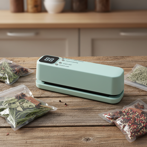 Machine d'emballage sous vide compacte multifonctionnelle en gros avec aspiration et gonflage pour la scellure des sachets de snacks et aliments - Product Image 1