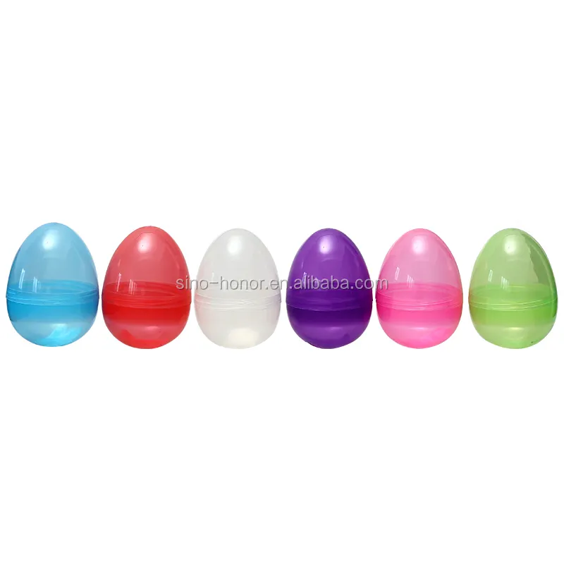 2021 צבעוני פלסטיק זול פסחא ביצים למכירה