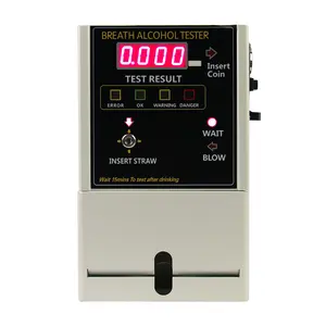 Fuel Cell Alcohol Breath Tester - Breathalyzer Vending Machine - Coin, Bill, Credit Card