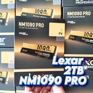 Lexar 2TB NM1090 Pro PCIe Gen5 NVMe M.2 2280 SSD ภายในสำหรับ Ai Computing, LNM109P002T-RNNNU เกม - Product Image 1