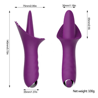 Klitoris-Vibrator für Frauen mit Leckfunktion, Nippel-Stimulator, Oralsex-Spielzeug, G-Punkt-Vibration, Brustbürste, AV-Stab, Silikon-Dildo-Vibrator