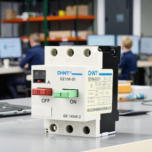 Disjoncteur de démarrage de moteur AC 3P 380V DZ108-20 0.16-20A de haute qualité pour l'automatisation industrielle - Product Image 1