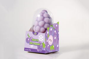 Màu Tím Nho Popsicle Kỳ Lạ Thấp Chất Béo 3D Màu Tím Nho Kem Trong Hộp Bao Bì 75G Bán Buôn Cung Cấp Kem - Product Image 2