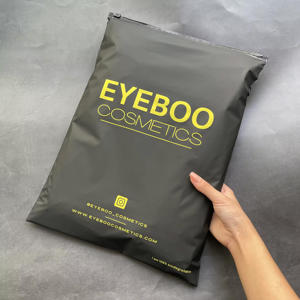 อุปกรณ์บรรจุภัณฑ์สำหรับธุรกิจขนาดเล็ก ถุงซิปสีดำ ถุงซิปล็อคแบบกำหนดเองสำหรับเสื้อผ้าฤดูร้อน ถุงซิปพร้อมโลโก้ - Product Image 6