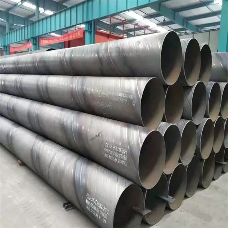 large diameter carbon weld spiral steel pipe for construction