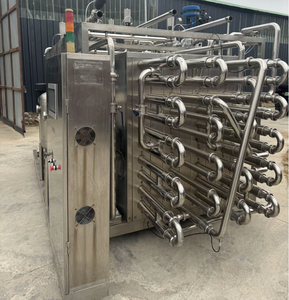 Pasteurisateur et stérilisateur tubulaire automatique pour jus de fruits à haute viscosité avec pulpe, pour ligne de production de produits laitiers, de boissons et de sauces - Product Image 3