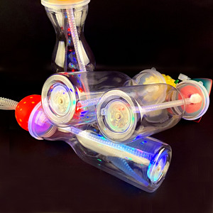 Gobelet à slush amusant en plastique 3D avec LED pour enfants, motif animal, 450 ml, pour les fêtes - Product Image 2