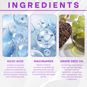 Großhandel Koreanische Kosmetik Hautreparatur Akne-Entfernung Kojisäure-Öl Natürliches Organisches Veganes Anti-Aging Gesichtspflegeöl - Product Image 5