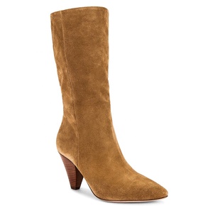 <span class=keywords><strong>Bottes</strong></span> <span class=keywords><strong>mi</strong></span>-mollets à talon conique en faux <span class=keywords><strong>daim</strong></span> marron bout pointu dames <span class=keywords><strong>bottes</strong></span> courtes au genou grande taille botte femme - Product Image 5
