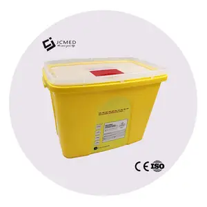 Wegwerp Plastic Medische Naalddoos Zak Slijpen Container Afval Scherpe Bak Container Voor Gezondheidszorg