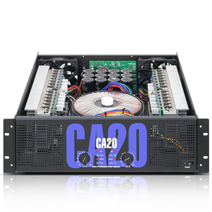 เครื่องขยายเสียงคุณภาพสูง EIF CA20 Class H 2 แชนแนล 2000 วัตต์ 2/4 โอห์ม สำหรับงานโปรออดิโอ กำลังขับสูง 3U ตัวเครื่องโลหะอะลูมิเนียม ระบบเสียงสำหรับเวที ใช้ไฟ AC - Product Image 1