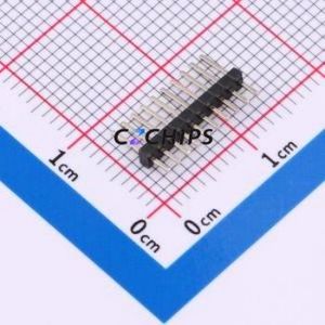 HX PZ1.27-1x10P ZZ Pin Header Through hole Component (THT),P=1.27mm Connector 1x10P 1.27mm Pin Header Through Hole - Product Image 1