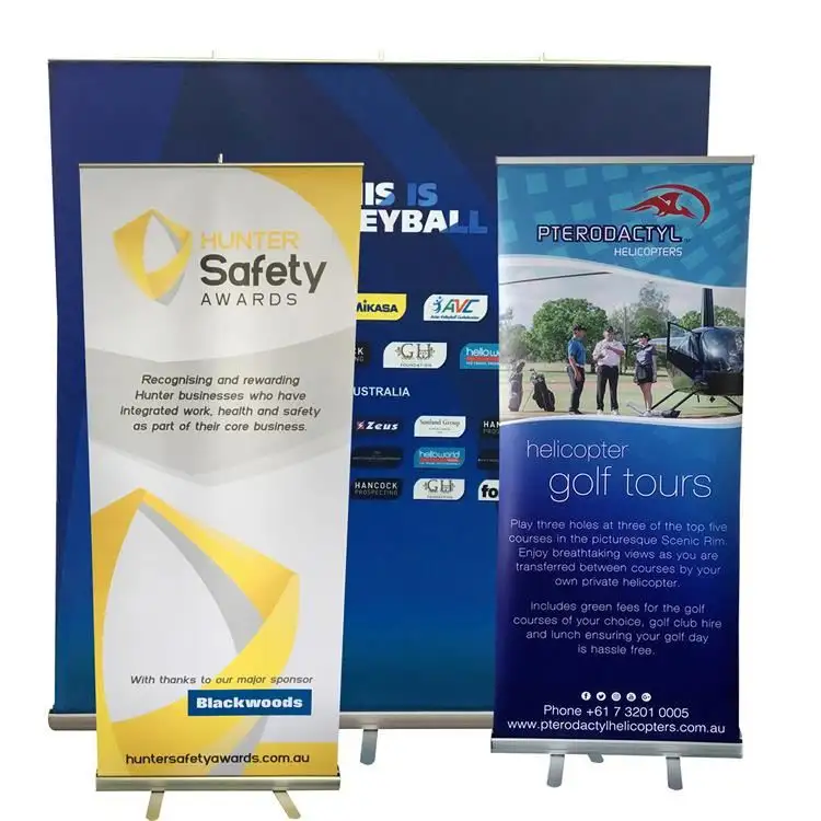 Good quality roll up screen banner stand Roll Up Banner Banner Stand for Advertisement