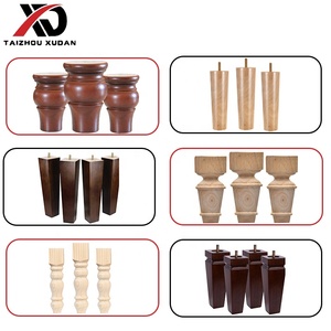Gambe per Mobili <span class=keywords><strong>in</strong></span> <span class=keywords><strong>Legno</strong></span> Massello XUDAN, <span class=keywords><strong>Piedi</strong></span> Conici Inclinati per Divano, Letto, Armadio, Tavolo, Sedia, <span class=keywords><strong>Piedi</strong></span> Inclinati per Cucina, Patas Madera - Product Image 1