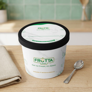 Recipientes de Papel para Postres Congelados de 5 oz, Resistentes a Fugas, Impresos Personalizados, de Grado Alimenticio, con Tapas para Gelato - Product Image 3