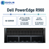Virtualisation de centre de données 4U, serveur Dell PowerEdge R960 à 4 voies, montage en rack, mémoire DDR5, options SSD NVMe