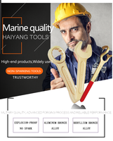 Outils anti-étincelles, clé combinée antidéflagrante, aluminium, bronze, cuivre béryllium, sans étincelles