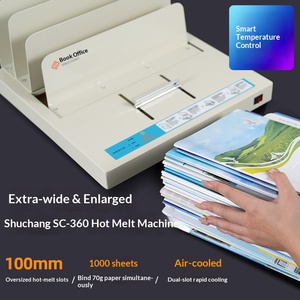 Macchina Portatile per Rilegatura a Caldo, Rilegatrice Termica per 360 Pagine, per Casa e Ufficio, Formato A5, Riscaldamento Rapido Manuale - Product Image 2