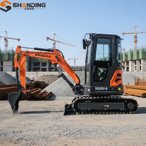 Mini-excavatrice sur chenilles diesel 2,45 tonnes avec moteur Yanmar et commande hydraulique, certifiée CE EPA, prix réel, livraison gratuite - Product Image 6