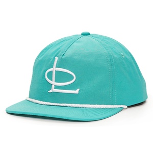 Gorras de Béisbol Personalizadas de 5 Paneles Sin Estructura con Cierre a Presión, Logotipo Bordado en 3D, Gorras de Nailon - Product Image 2