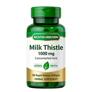 Thiên nhiên của Tiền Thưởng cây kế sữa 1000mg thảo dược bổ sung sức khỏe bổ sung hàng ngày với các đặc tính chống oxy hóa có lợi - Product Image 1