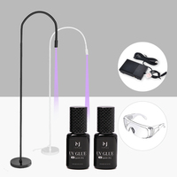 Lampu UV 5W 10W Grosir untuk Ekstensi Bulu Mata Profesional, Lampu Pengeras Lem LED, Peralatan Salon