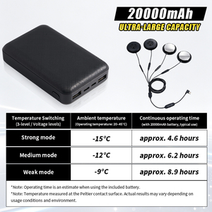 Chaleco Refrigerante TEC Semiconductor Peltier para <span class=keywords><strong>Verano</strong></span>, Aire Libre, <span class=keywords><strong>Hombre</strong></span> y Mujer, Informal, 100% Poliéster, Ropa Refrigerante para Clima Cálido - Product Image 4