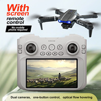 E99 PRO Nouveau Mini Drone RC WIFI FPV en Plastique Quadricoptère Hélicoptère Jouets Mini Drone Pliable pour Débutants avec Caméra 4K HD