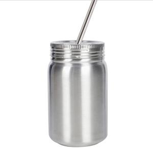 Custom 500ml <strong>Mason</strong> <strong>Jar</strong> Stainless Steel <strong>Tumbler</strong> Cups <strong>Mason</strong> <strong>Jar</strong> - Product Image 1