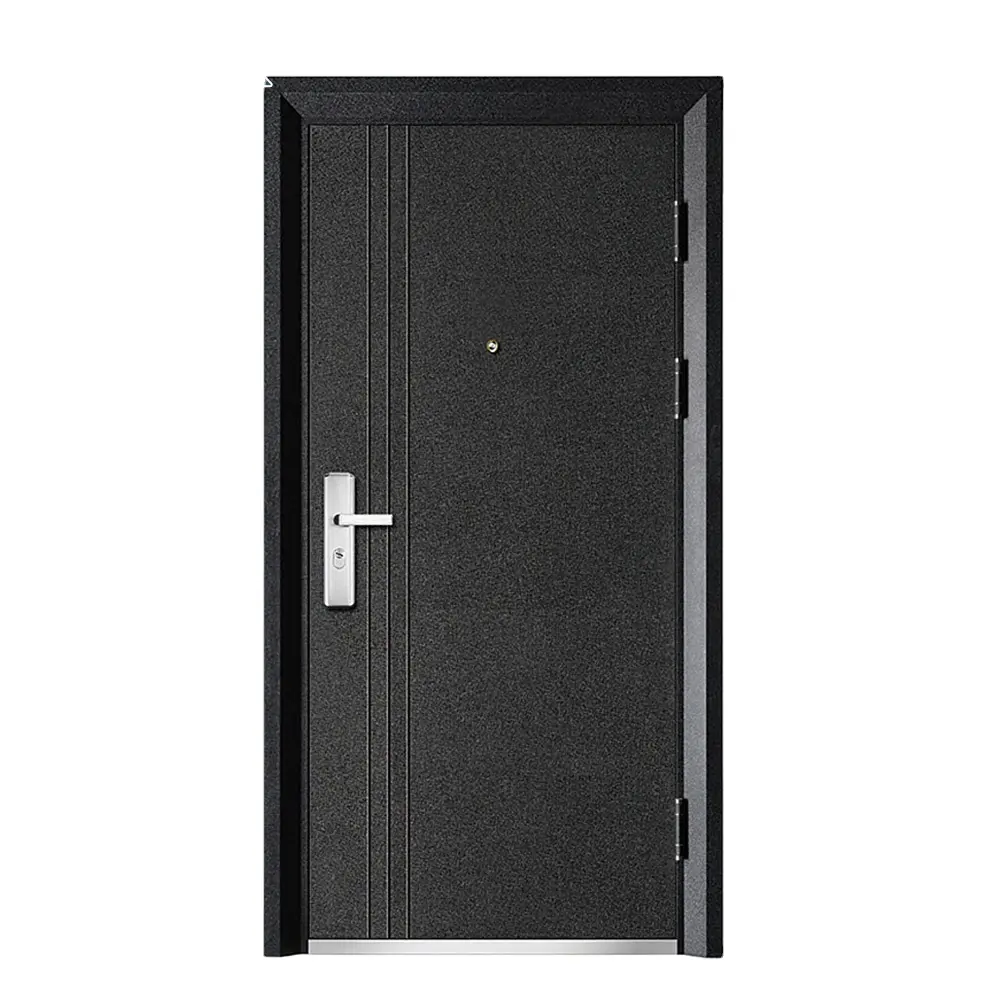 Jamaica Sound Proof Panel Steel Entrance Door Model Design Steel Security Door Outdoor