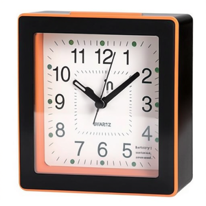 JUSTAMINUTE นาฬิกาปลุกสีส้มและสีดำ JA7061QO - Product Image 2