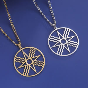 Ожерелье Myshape Octagram звезда Иштар инанна богиня асирийская звезда кулон из нержавеющей стали древняя греческая мифология ювелирные изделия - Product Image 6