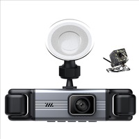 Caméra embarquée 4 canaux 360 degrés pour voitures, WIFI APP, DVR de voiture 1080P, 4 objectifs, enregistreur vidéo, caméra de recul, boîte noire