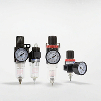 YOUBOLI AFR2000 Filtre à air, régulateur, lubrificateur, unité de traitement d'air pneumatique, séparateur d'eau et d'huile 1/4" NPT