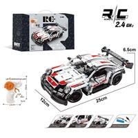 Voiture RC à construire soi-même 1:16, jouet de construction télécommandé 2.4G rechargeable pour enfants et adultes, vente en gros