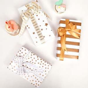 High Quality Wholesale 80g 43*300cm <b>Birthday</b> Streak Rhomboid Dot Wavy Star Packaging <b>Paper</b> Gift <b>Wrapping</b> <b>Paper</b> - Product Image 3