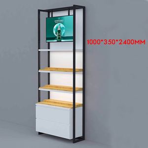 Étagère d'exposition de cosmétiques fantaisie, personnalisée, unique, pour salon de beauté, supermarché de cosmétiques, avec éclairage - Product Image 5