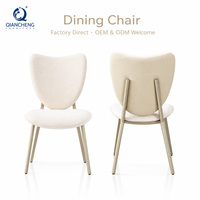 Chaise de salle à manger sculpturale moderne de luxe en tissu, avec structure en acier inoxydable 201 argenté miroir, pour restaurant, vente en gros sur mesure, directement de l'usine