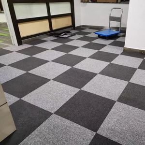 Dalles de moquette commerciales à motif gris anthracite foncé, très résistantes, pour bureaux, 50x50 <span class=keywords><strong>100x100</strong></span> - Product Image 2