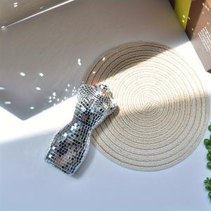 Figura <span class=keywords><strong>de</strong></span> Maniquí con Espejo - Escultura <span class=keywords><strong>de</strong></span> Modelo Disco Altamente Reflectante, Decoración Artística Hecha a Mano para Escritorio, Estante, Exhibición en el Hogar - Product Image 3