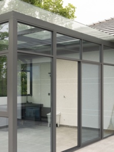 Tùy chỉnh solarium sunroom khung hợp kim nhôm phẳng/đa giác mái đúc trượt cho biệt thự ngoài trời sunrooms nhà kính - Product Image 2