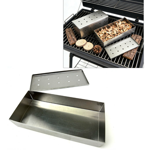 Boîte de fumage rectangulaire en acier inoxydable pour <span class=keywords><strong>barbecue</strong></span> de haute qualité pour la cuisine en plein air - Product Image 2