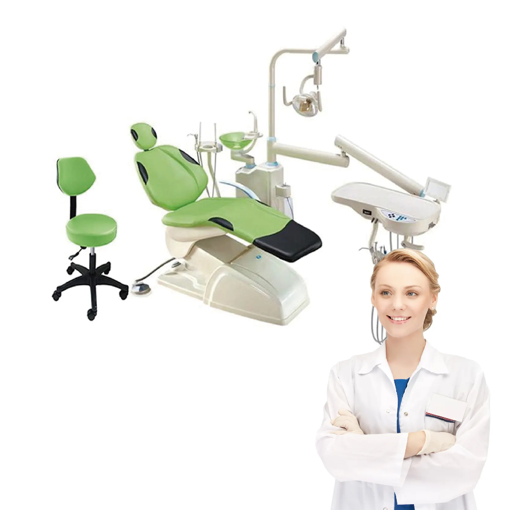 Medical Foldable Dental Chair Ecuador Miami Ausrüstung Versorgung faltbare Patienten Einheit Preise tragbare zahntechnik