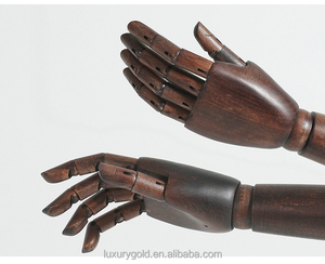 Exhibición de ropa, maniquí africano de pierna larga, lino negro/blanco, medio cuerpo para <span class=keywords><strong>hombre</strong></span> con brazos de madera flexibles - Product Image 5